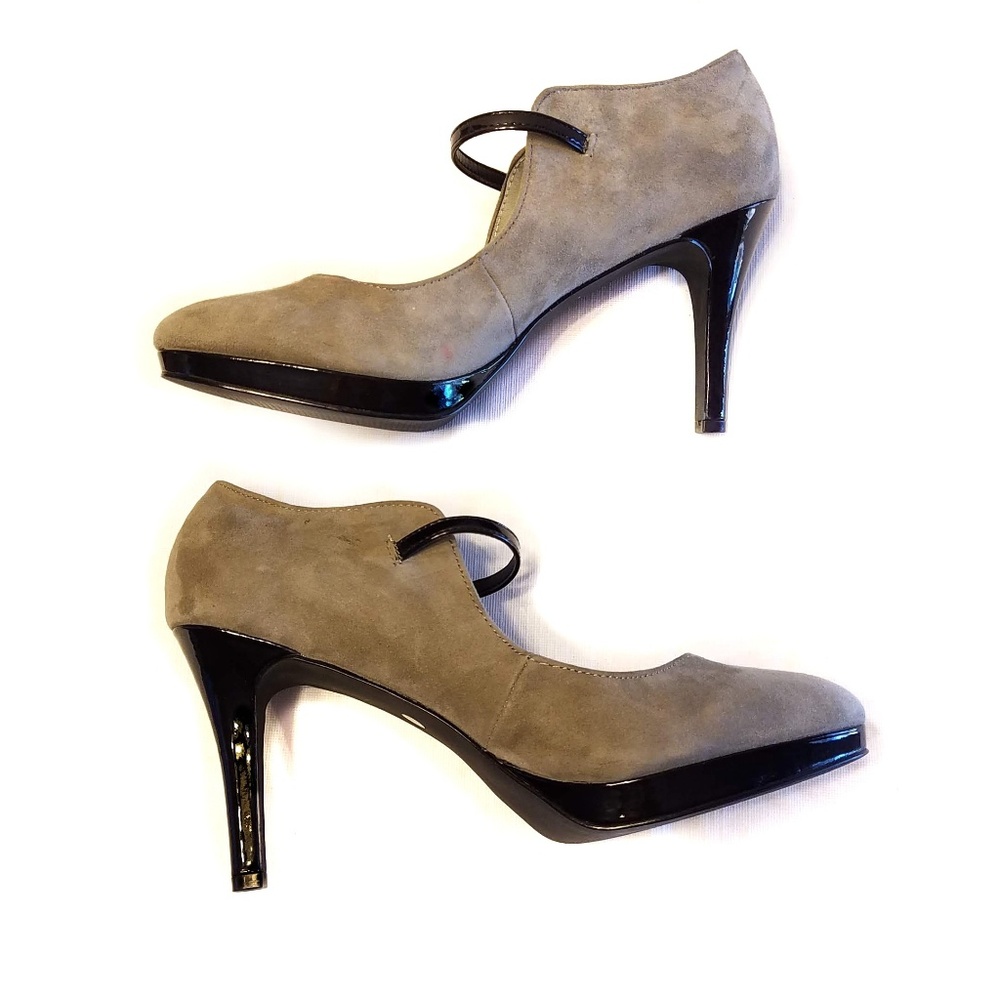 Alfani Syssy ankle strap suede Mary Jane Sz 9.5 - Picture 2 of 4